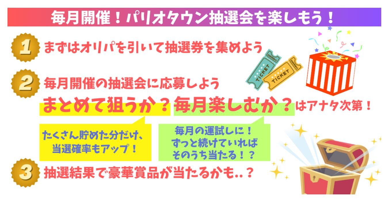 パリオタウン　抽選会