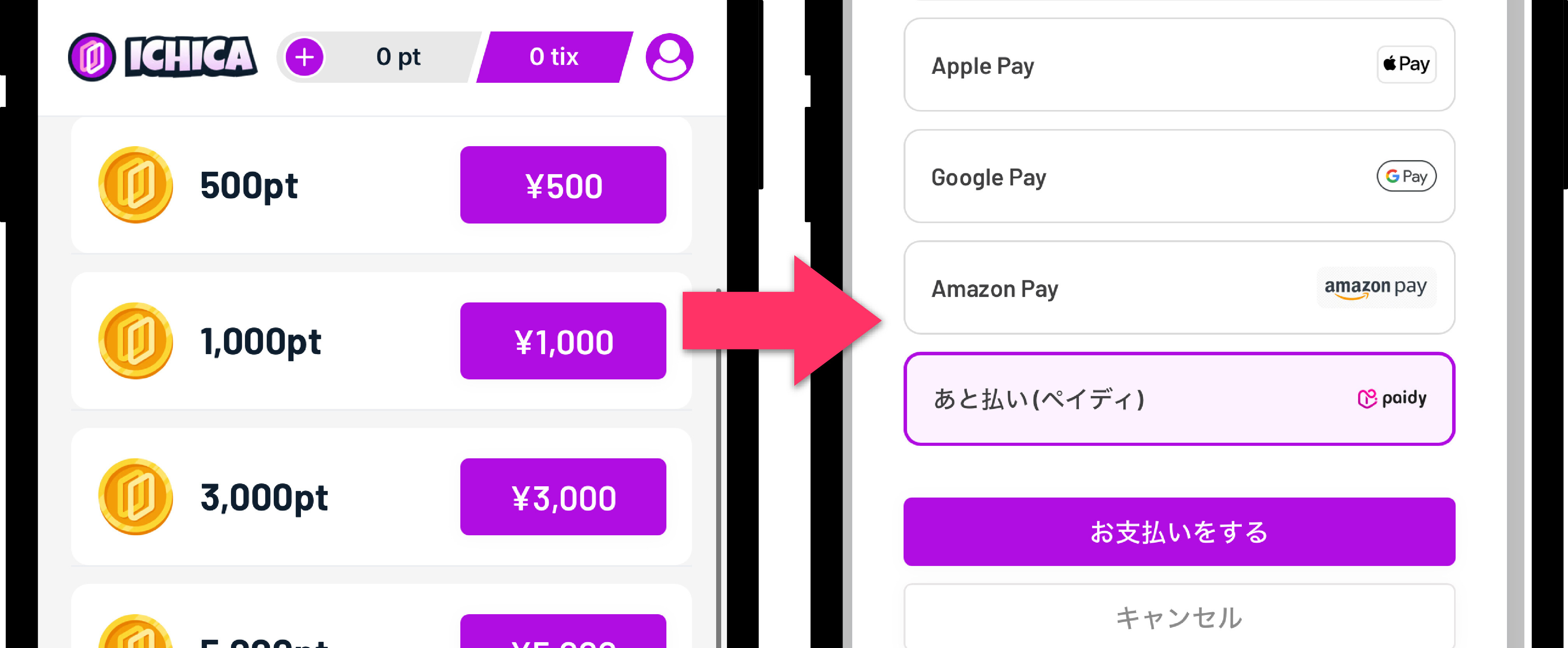 ICHICA_あと払いの方法2