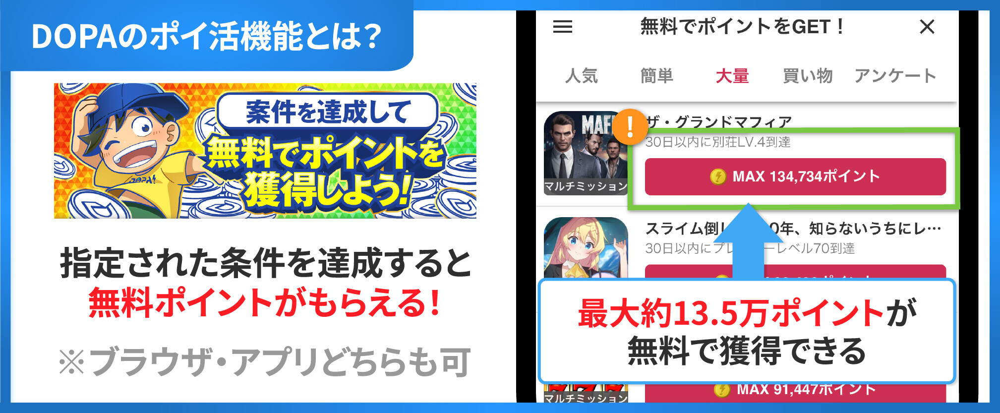 DOPAポイ活バナー