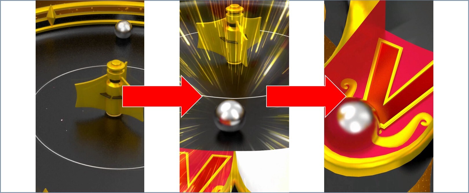 トレしるルーレット演出