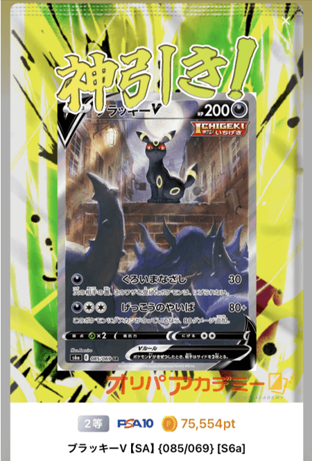 ポケットクロス ブラッキーV当選