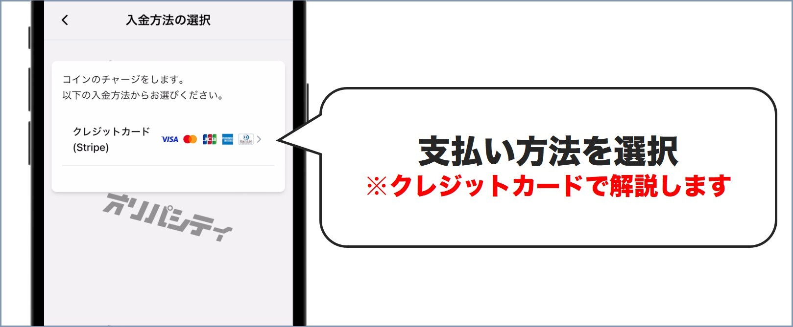 支払い方法を選択