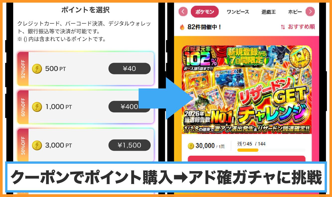 DOPA-儲かるための立ち回り-クーポン・アド確ガチャ