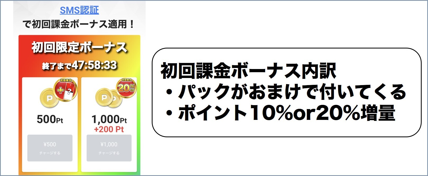 エクストレカ初回課金ボーナス